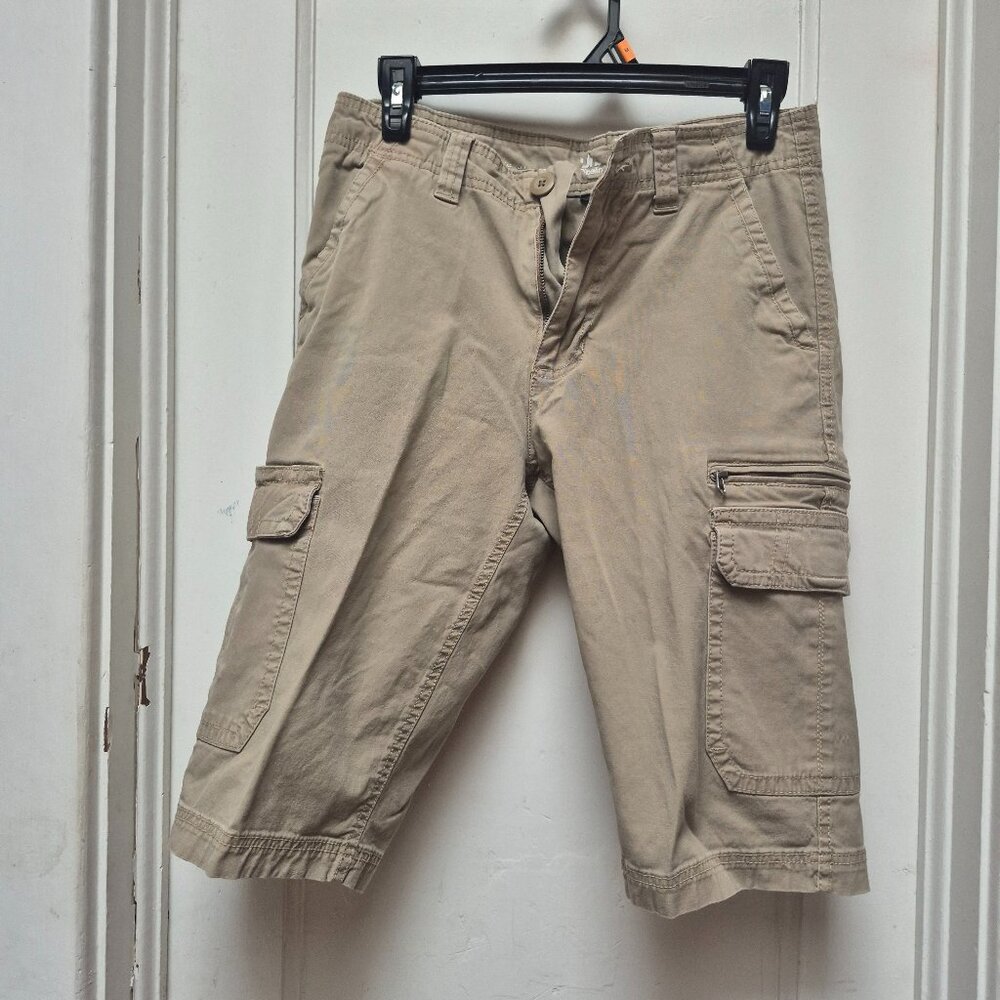 Urban Pipeline Khaki Cargo Shorts - 100% cotton - 30